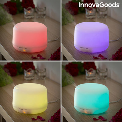 Umidificator cu difuzor de aromă cu LED multicolor Steloured InnovaGoods