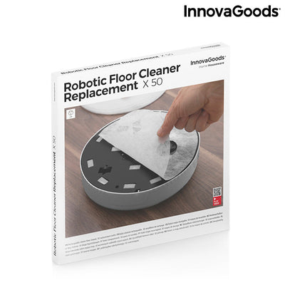 Replacement Mops for Cleaning Robots InnovaGoods Pack of 50 units