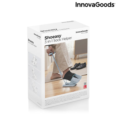 Chausse-pieds pour Chaussures et Chaussettes avec Enlève-chaussettes Shoeasy InnovaGoods