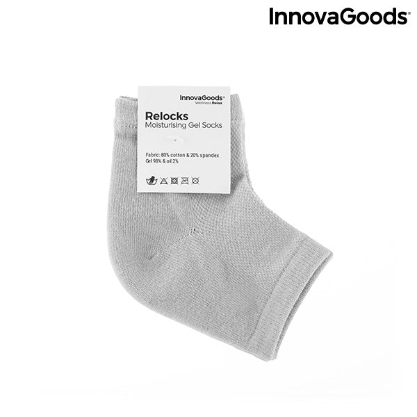 Hydratační ponožky s gelovými polštářky a přírodními oleji Relocks InnovaGoods