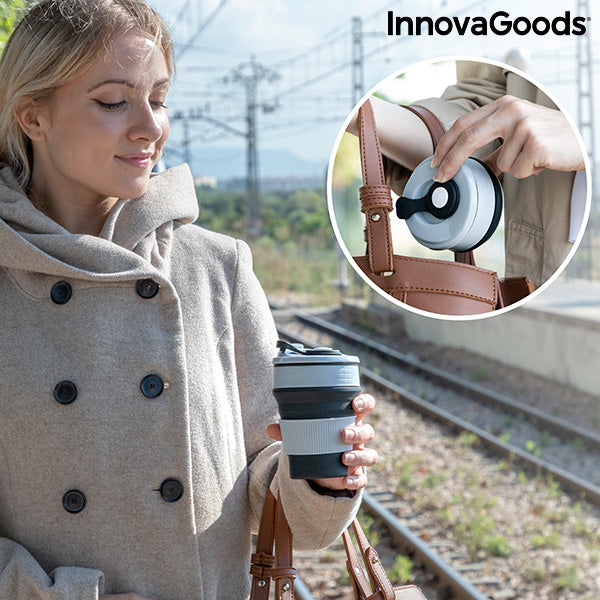 Taza Plegable de Silicona Flahsie InnovaGoods - InnovaGoods Store