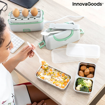 Lunch Box Électrique à Vapeur 3 en 1 avec Recettes Beneam InnovaGoods