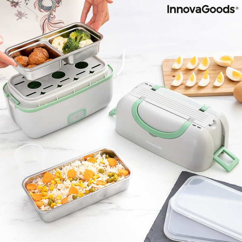 3-in-1 Electric Steamer Lunch Box with Recipes Beneam InnovaGoods