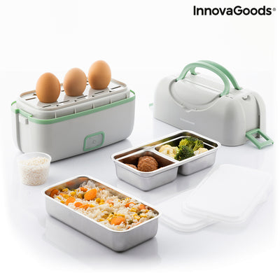 3-in-1 Electric Steamer Lunch Box with Recipes Beneam InnovaGoods