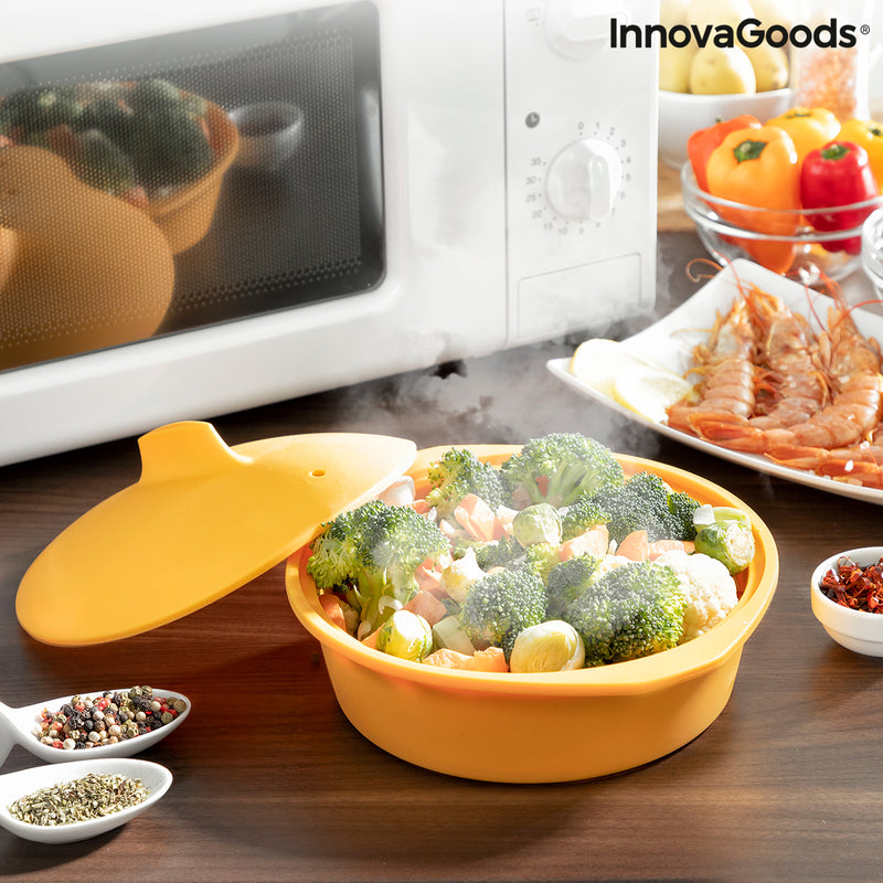 Multifunktionsdampfgarer aus Silikon mit Rezepten Silicotte InnovaGoods