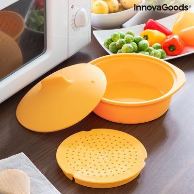 Panela de Vapor de Silicone Multifunções com Receitas Silicotte InnovaGoods