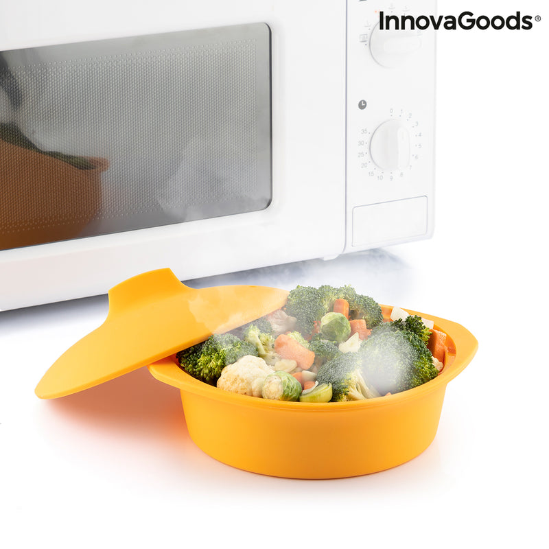 Multifunktionsdampfgarer aus Silikon mit Rezepten Silicotte InnovaGoods