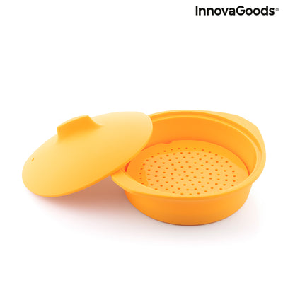 Panela de Vapor de Silicone Multifunções com Receitas Silicotte InnovaGoods