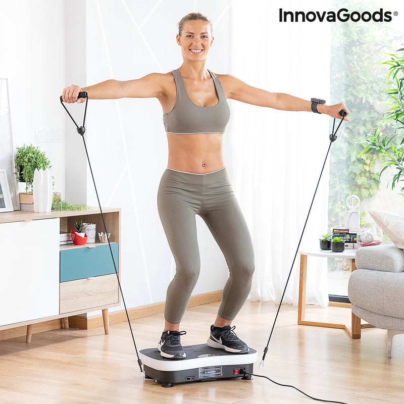 Plataforma Vibratória de Treino com Acessórios e Guia de Exercícios Vybeform InnovaGoods