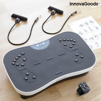 Vibration Training Plate with Accessories and Exercise Guide Vybeform InnovaGoods