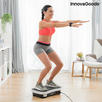 Plataforma Vibratória de Treino com Acessórios e Guia de Exercícios Vybeform InnovaGoods