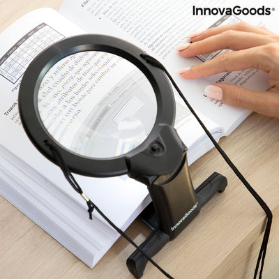 Hands-Free Magnifying Glass with LED light Zooled InnovaGoods