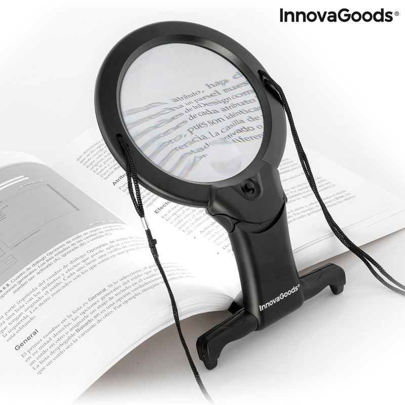 Hands-Free Magnifying Glass with LED light Zooled InnovaGoods