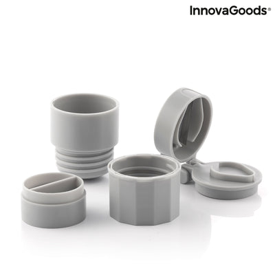 Boite à Pilule pour Couper et Broyer les Médicaments 5 en 1 Fivlok InnovaGoods