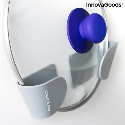 Set di 3 Supporti Adesivi per Coperchi da Cucina Smarack InnovaGoods