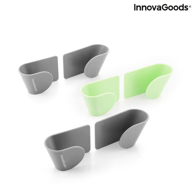 Conjunto de 3 Suportes Adesivos para Tampas de Panelas Smarack InnovaGoods