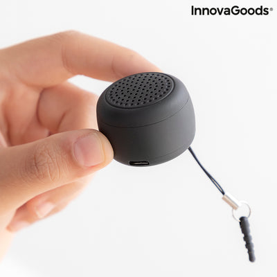 Újratölthető hordozható vezeték nélküli mini hangszóró Miund InnovaGoods