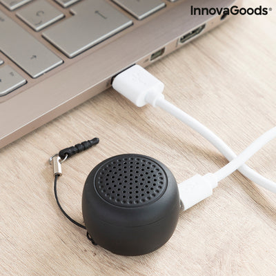 Mini Altavoz Inalámbrico Recargable Portátil Miund InnovaGoods