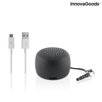 Mini Enceinte Portable et Rechargeable sans Fil Miund InnovaGoods