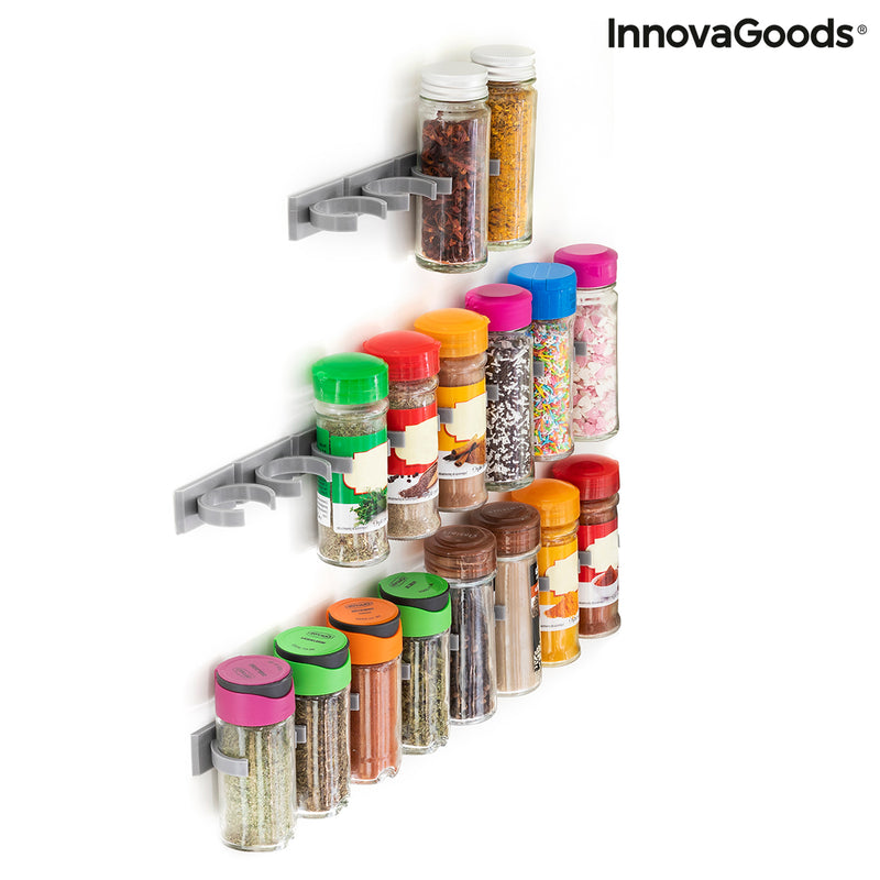 Adhesive and Divisible Spice Organiser Jarlock x20 InnovaGoods