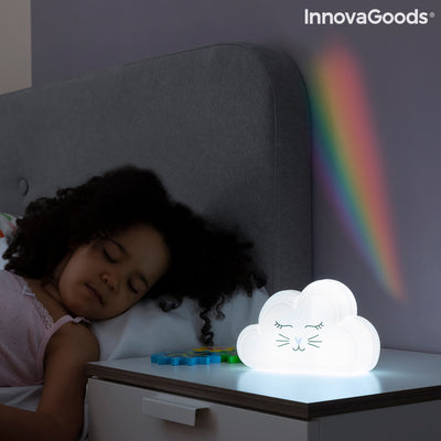 Svetilka z mavričnim projektorjem in nalepkami Claibow InnovaGoods