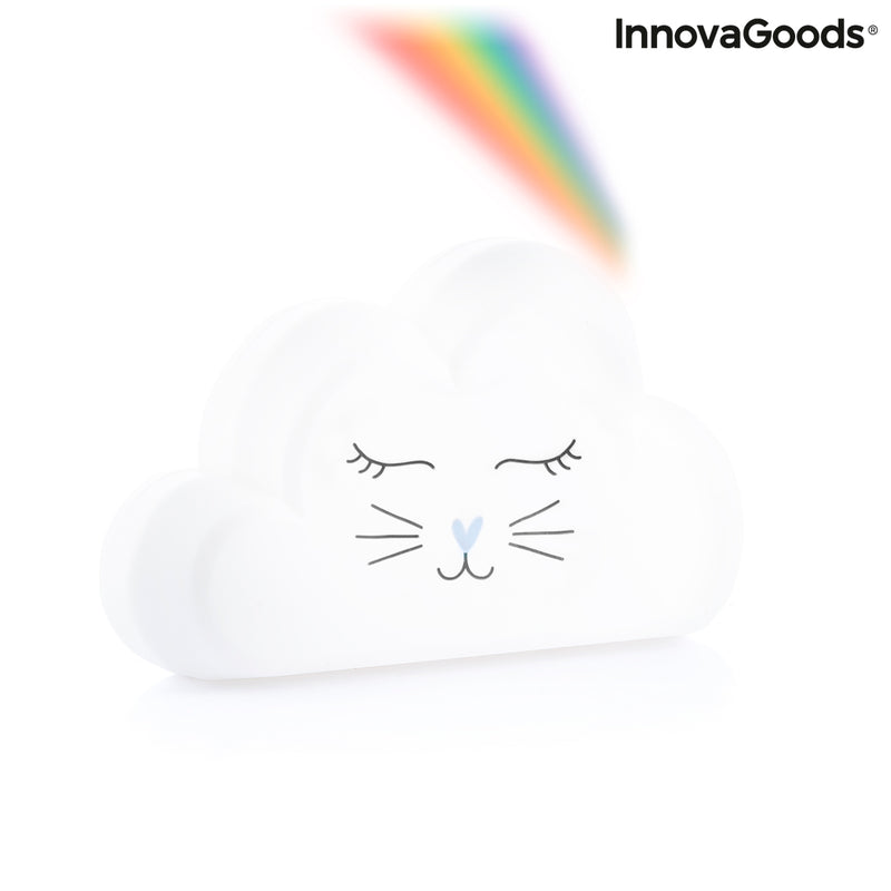 Lamp met regenboogprojector en stickers Claibow InnovaGoods