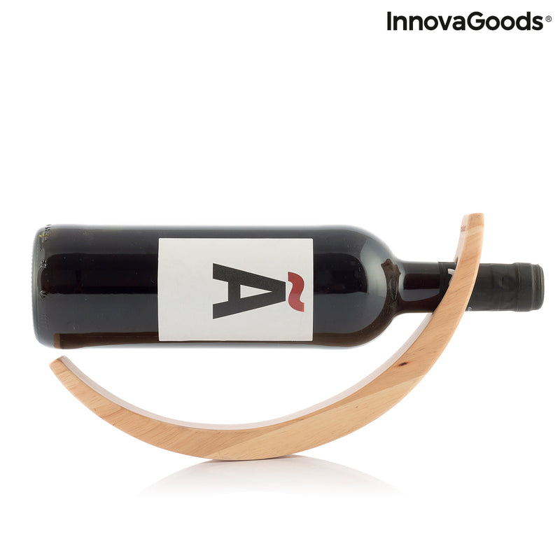 Suport plutitor din lemn pentru sticle de vin Woolance InnovaGoods