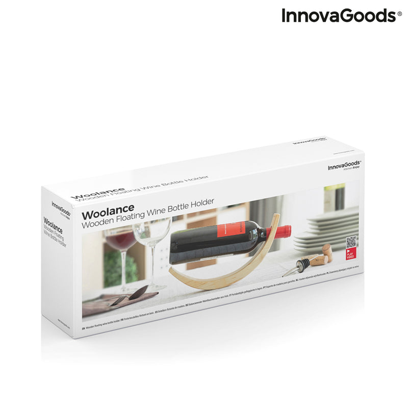 Drijvend Houten Wijnhouder Woolance InnovaGoods