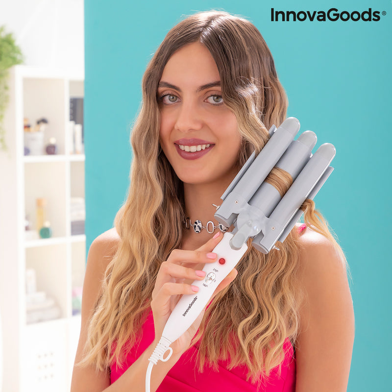 Triple Ceramic Styling Curling Iron Triler InnovaGoods