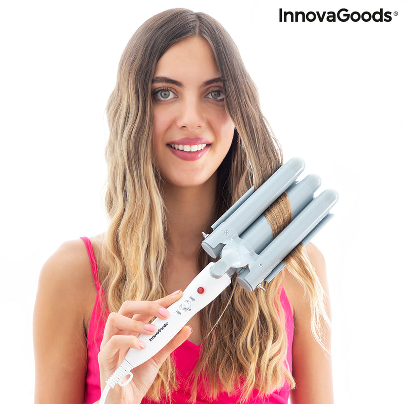 Triple Ceramic Styling Curling Iron Triler InnovaGoods