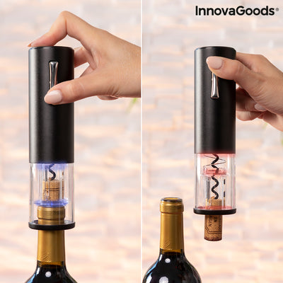 Tirbușon electric reîncărcabil cu accesorii pentru vin Corklux InnovaGoods