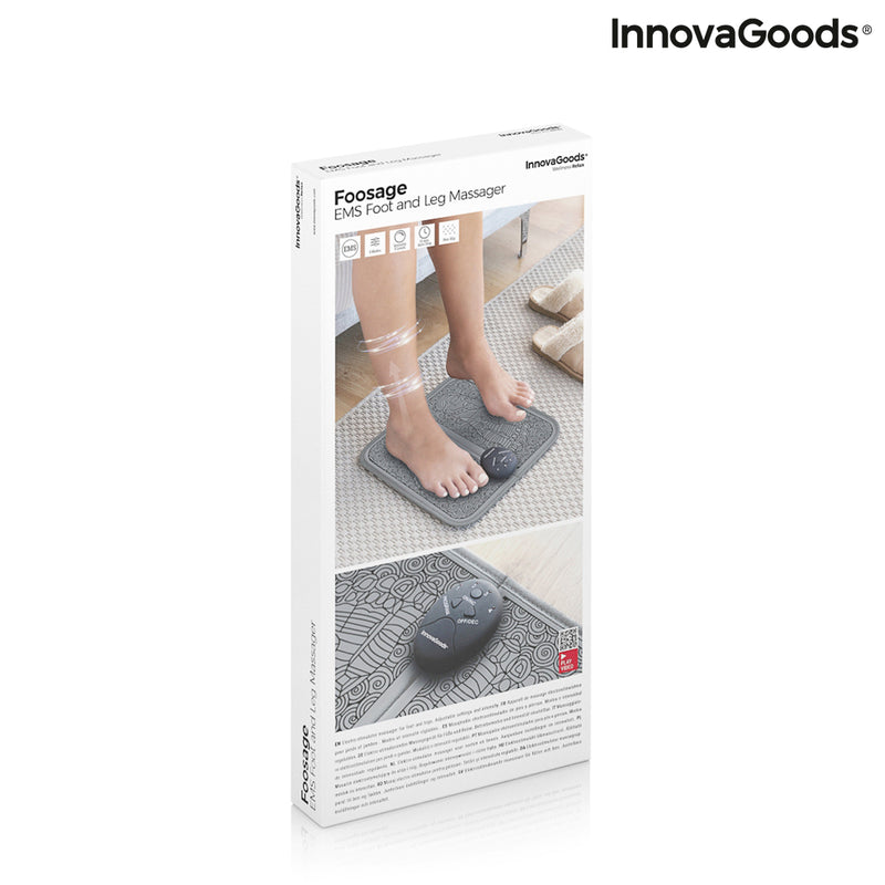 Masažni aparat za stopala in noge z elektrostimulatorjem Foosage InnovaGoods