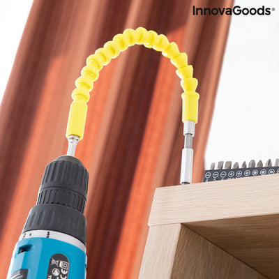 Flexible Magnetic Screwdriver Extender with Accessories Drillex InnovaGoods