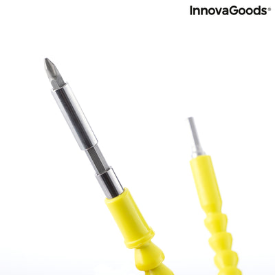 Estensore Magnetico Flessibile per Cacciavite con Accessori Drillex InnovaGoods