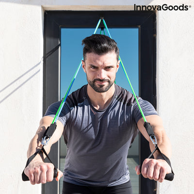 Set de benzi de rezistență cu accesorii și ghid de exerciții Tribainer InnovaGoods (pachet de 3)