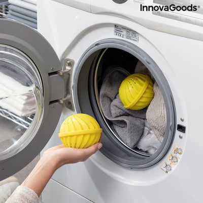 Bolas sem Detergente para Lavar Roupa Delieco InnovaGoods Pack de 2 uds