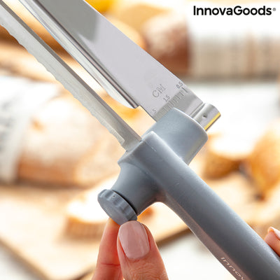 Cuchillo de Pan con Guía de Corte Regulable Kutway InnovaGoods