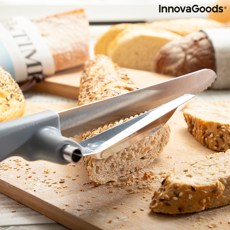 Brotmesser mit Verstellbarer Schneidführung Kutway InnovaGoods