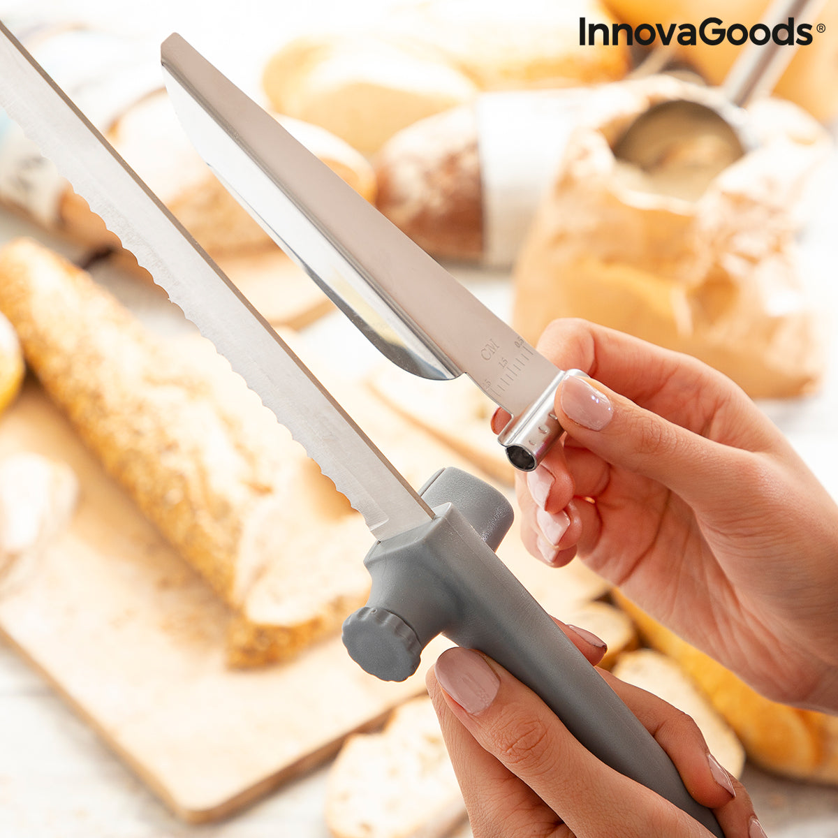 Coltello da pane con distanziale