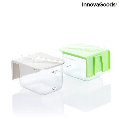 Recipientes de Cocina Adhesivos Extraíbles Handstore InnovaGoods Pack de 2 uds