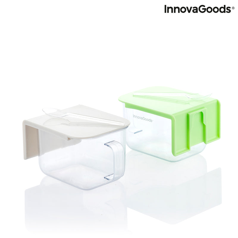 Removable Adhesive Kitchen Containers Handstore InnovaGoods Pack of 2 units