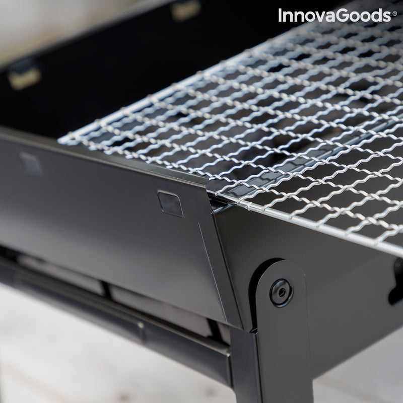 Grătar portabil pliabil pentru utilizare cu cărbune BearBQ InnovaGoods