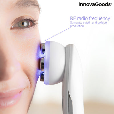 Masažni aparat za obraz z radiofrekvenco, fototerapijo in elektrostimulacijo Wace InnovaGoods