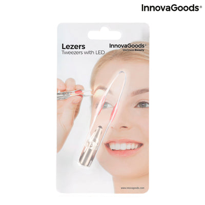 Hair Removal Tweezers with LED Lezers InnovaGoods