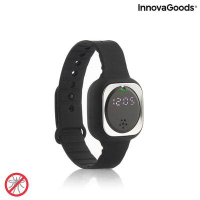 Ultradźwiękowy zegarek odstraszający komary Wristquitto InnovaGoods V0103460