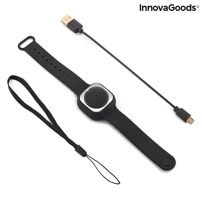 Ultradźwiękowy zegarek odstraszający komary Wristquitto InnovaGoods V0103460