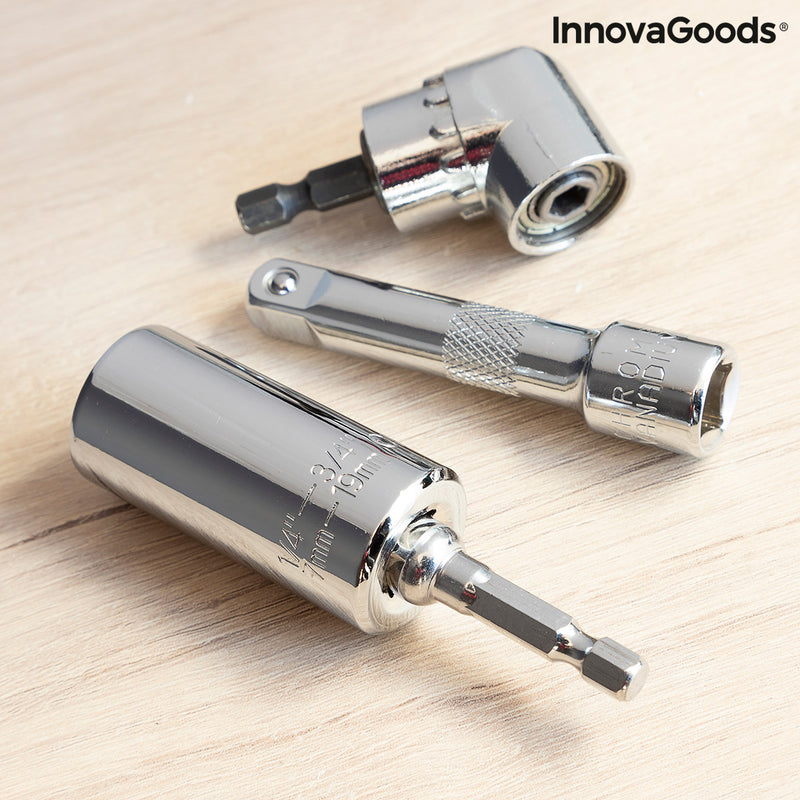 Cheie tubulară universală cu accesorii Uniscrew InnovaGoods