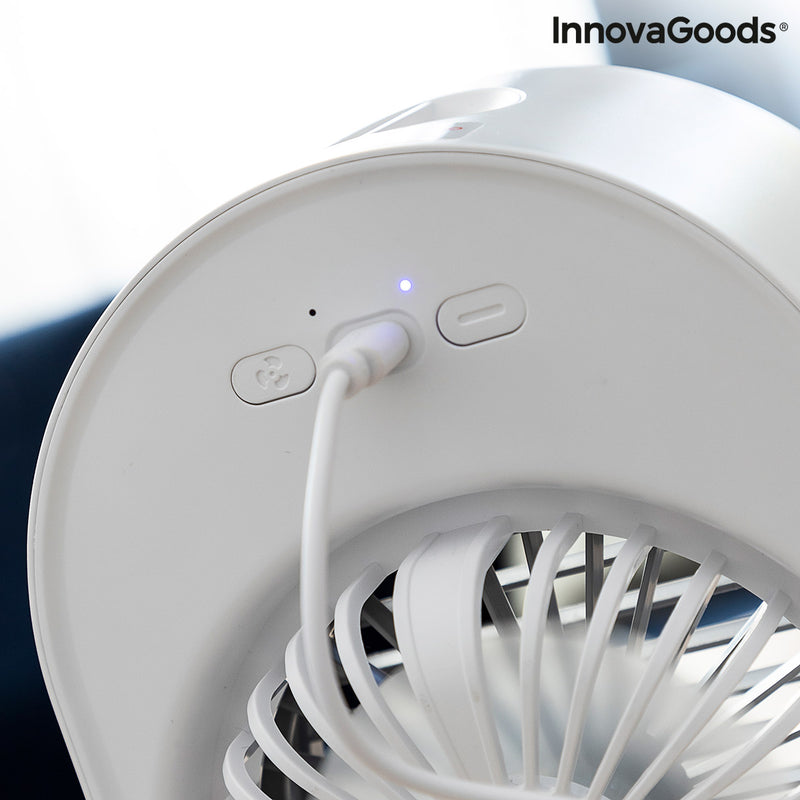 Ultradźwiękowy Mini Klimatyzator i Nawilżacz Powietrza z LED Koolizer InnovaGoods