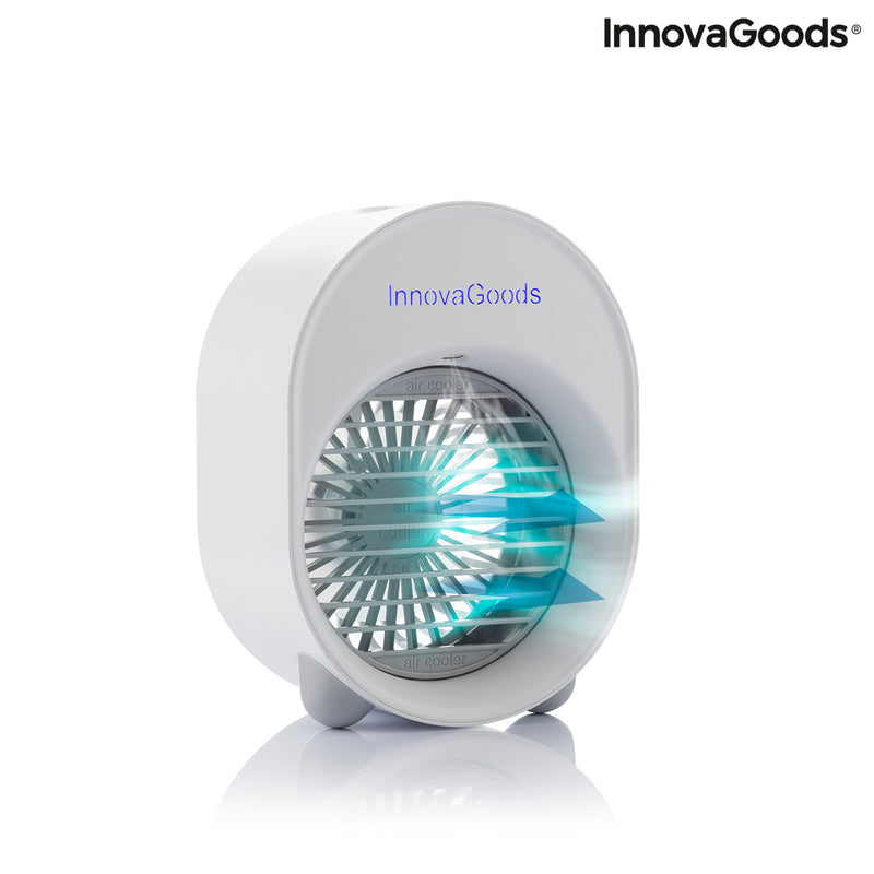 Mini Ultrasound Air Cooler-Humidifier with LED Koolizer InnovaGoods