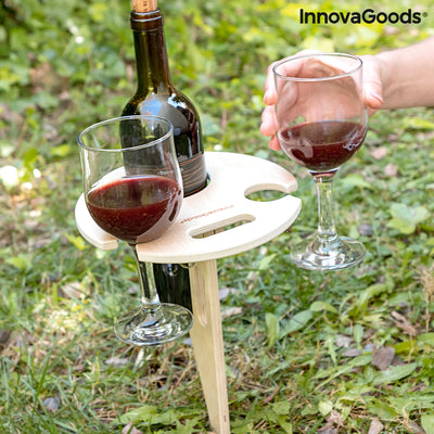 Masă de vin pliabilă și portabilă pentru exterior Winnek InnovaGoods